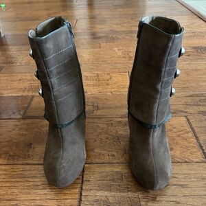 Naughty Monkey Women's Belly Up Bootie, Khaki, Size 10